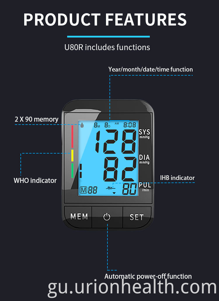 standing blood pressure monitor